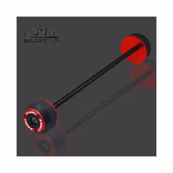 NEW For KAWASAKI Z650 z650 Z 650 CNC Front Rear Wheel Axle Sliders Fork - Rear Wheel Red