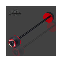 NEW For KAWASAKI Z650 z650 Z 650 CNC Front Rear Wheel Axle Sliders Fork - Rear Wheel Red