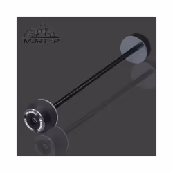 NEW For KAWASAKI Z650 z650 Z 650 CNC Front Rear Wheel Axle Sliders Fork - Rear Wheel Titanium
