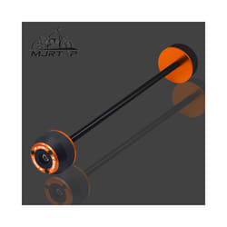 NEW For KAWASAKI Z650 z650 Z 650 CNC Front Rear Wheel Axle Sliders Fork - Rear Wheel Orange