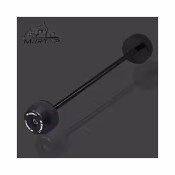 NEW For KAWASAKI Z650 z650 Z 650 CNC Front Rear Wheel Axle Sliders Fork - Rear Wheel Black