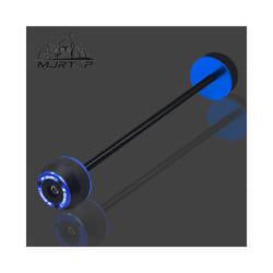 NEW For KAWASAKI Z650 z650 Z 650 CNC Front Rear Wheel Axle Sliders Fork - Rear Wheel Blue