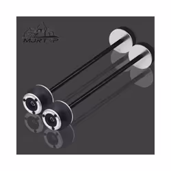 NEW For KAWASAKI Z650 z650 Z 650 CNC Front Rear Wheel Axle Sliders Fork - 1 Pair Silver