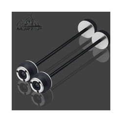 NEW For KAWASAKI Z650 z650 Z 650 CNC Front Rear Wheel Axle Sliders Fork - 1 Pair Silver