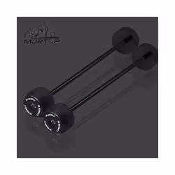 NEW For KAWASAKI Z650 z650 Z 650 CNC Front Rear Wheel Axle Sliders Fork - 1 Pair Black
