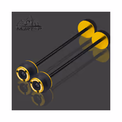 NEW For KAWASAKI Z650 z650 Z 650 CNC Front Rear Wheel Axle Sliders Fork - 1 Pair Gold