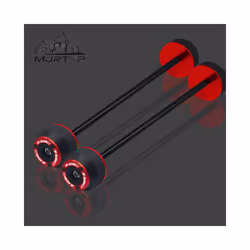 NEW For KAWASAKI Z650 z650 Z 650 CNC Front Rear Wheel Axle Sliders Fork - 1 Pair Red