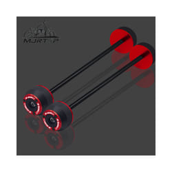 NEW For KAWASAKI Z650 z650 Z 650 CNC Front Rear Wheel Axle Sliders Fork - 1 Pair Red