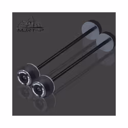 NEW For KAWASAKI Z650 z650 Z 650 CNC Front Rear Wheel Axle Sliders Fork - 1 Pair Titanium