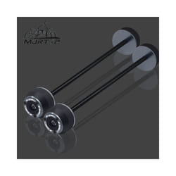 NEW For KAWASAKI Z650 z650 Z 650 CNC Front Rear Wheel Axle Sliders Fork - 1 Pair Titanium