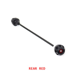 Rear Front Axle Fork Crash Slider For BMW S1000RR S1000R S1000XR 2019-2023 - Rear Red