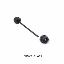Rear Front Axle Fork Crash Slider For BMW S1000RR S1000R S1000XR 2019-2023 - Front Black