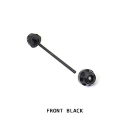 Rear Front Axle Fork Crash Slider For BMW S1000RR S1000R S1000XR 2019-2023 - Front Black