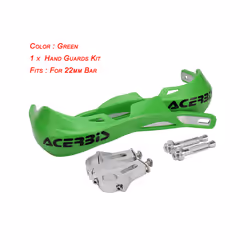 22 28mm Hand Guard Handguard Protector For Yamaha KTM EXC SXF KLX KXF - green 22mm