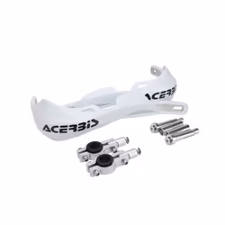 22 28mm Hand Guard Handguard Protector For Yamaha KTM EXC SXF KLX KXF - Universal white