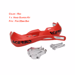 22 28mm Hand Guard Handguard Protector For Yamaha KTM EXC SXF KLX KXF - red 22mm