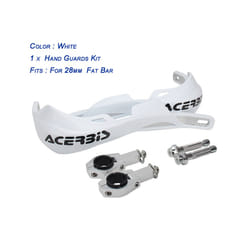 22 28mm Hand Guard Handguard Protector For Yamaha KTM EXC SXF KLX KXF - white 28mm