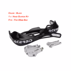 22 28mm Hand Guard Handguard Protector For Yamaha KTM EXC SXF KLX KXF - black 22mm
