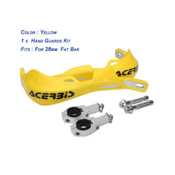 22 28mm Hand Guard Handguard Protector For Yamaha KTM EXC SXF KLX KXF - yellow 28mm
