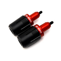 For Kawasaki Z650 Z 650 Z650RS ABS 2017-2023 Accessories 2021 2022 Motorcycle - 1 pair Red