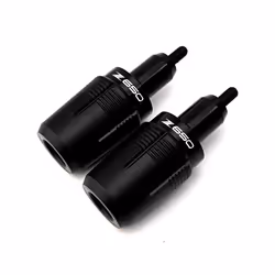 For Kawasaki Z650 Z 650 Z650RS ABS 2017-2023 Accessories 2021 2022 Motorcycle - 1 pair Black