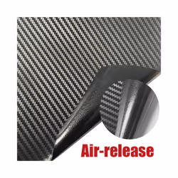Carbon Fiber Car Sticker Auto Door Sill Protector Waterproof Protection - 5cm X 150cm, 3D Carbon Black