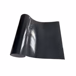 Carbon Fiber Car Sticker Auto Door Sill Protector Waterproof Protection - 7cm X 150cm, 6D Carbon Black