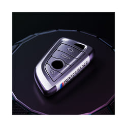 Car Key Case Cover Key Bag For BMW 2020-2022 G20 G30 X1 X3 X4 X5 45e - Silver, After 2020
