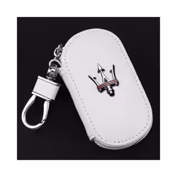 Car zipper key case car key protection bag for Maserati Levante Ghibli - Red