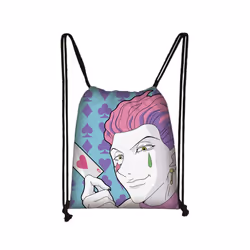 Anime  Backpack Hunter X Hunter Women Drawstring Bag HXH Killua Zoldyck - SKD-Hunter23