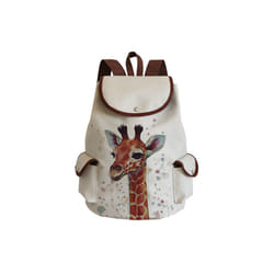 Watercolor Animal Giraffe Print Womens Backpack University Large Capacity - sj4303 Giraffe