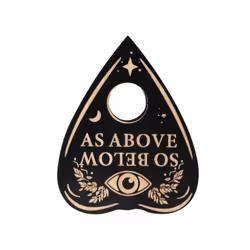 Pendulum Dowsing Divination Board with Amethyst Set ( Crystal Dowsing - 4 yellow