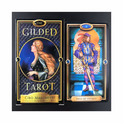 The Gilded Tarot Card Deck Board Cards English Edition Mysterious Tarot