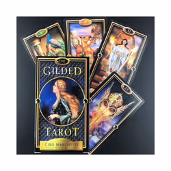 The Gilded Tarot Card Deck Board Cards English Edition Mysterious Tarot