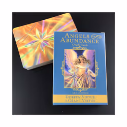 Angels Of Abundance Oracle Cards  Tarot Card With English Guidebook Friend
