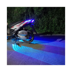 2 Pcs Motorcycle Angel Wings LED Projection Lamp Body Door Shadow Laser - Ice Blue