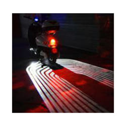 2 Pcs Motorcycle Angel Wings LED Projection Lamp Body Door Shadow Laser - White