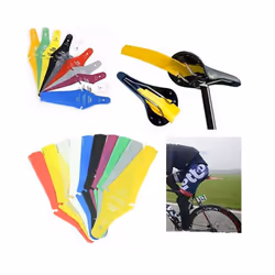 MTB Road Bike Fender Saddle Mudguard Ass Removable Parts Bicycle Accessories - black