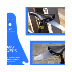 MTB Road Bike Fender Saddle Mudguard Ass Removable Parts Bicycle Accessories - black