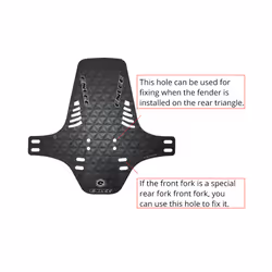 2pcs  Mudguard Front Rear Bicycle Fender Suitable for Front Fork Rear - A-2PC