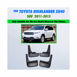 Car Mud Flaps For Toyota Highlander Kluger 2001-2019 Mudflaps Splash Guards - 2011-2013