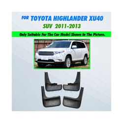 Car Mud Flaps For Toyota Highlander Kluger 2001-2019 Mudflaps Splash Guards - 2011-2013