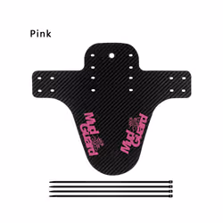 MTB Mountain Bike Fenders Road Bicycle Front Back Wing Mudguard Wheel - B-pink