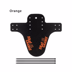 MTB Mountain Bike Fenders Road Bicycle Front Back Wing Mudguard Wheel - B-orange
