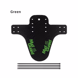 MTB Mountain Bike Fenders Road Bicycle Front Back Wing Mudguard Wheel - B-green