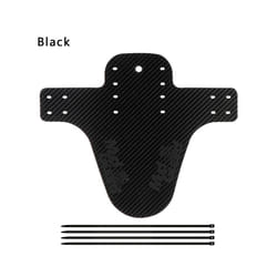 MTB Mountain Bike Fenders Road Bicycle Front Back Wing Mudguard Wheel - B-black