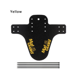 MTB Mountain Bike Fenders Road Bicycle Front Back Wing Mudguard Wheel - B-yellow