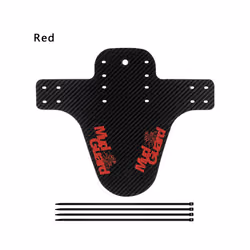 MTB Mountain Bike Fenders Road Bicycle Front Back Wing Mudguard Wheel - B-red