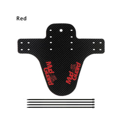 MTB Mountain Bike Fenders Road Bicycle Front Back Wing Mudguard Wheel - B-red