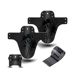 Colorful Bike Mud Flaps Cycling Bicycle Wings Front Mud Bicycle guard - Black